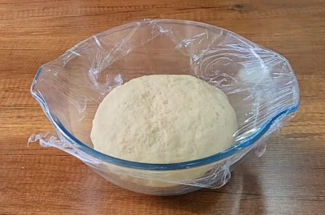 тесто под фолио