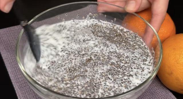 чиа в мляко