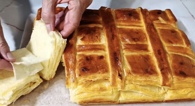 слоеве пухкаво тесто