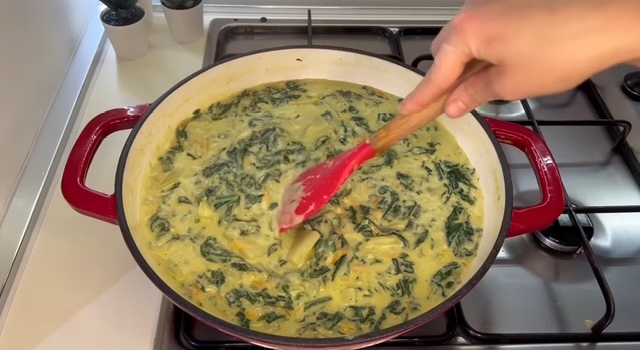 приготвяне спанак на фурна