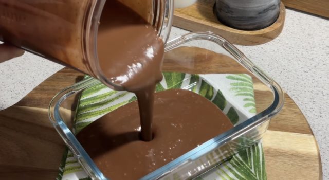 шоколадов мус с кокос