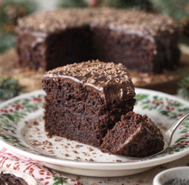 постна шоколадова торта