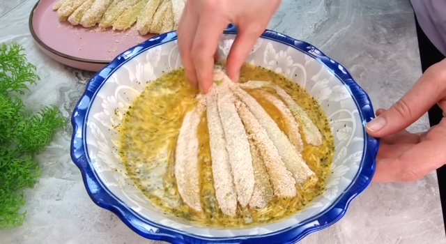 паниране тиквички