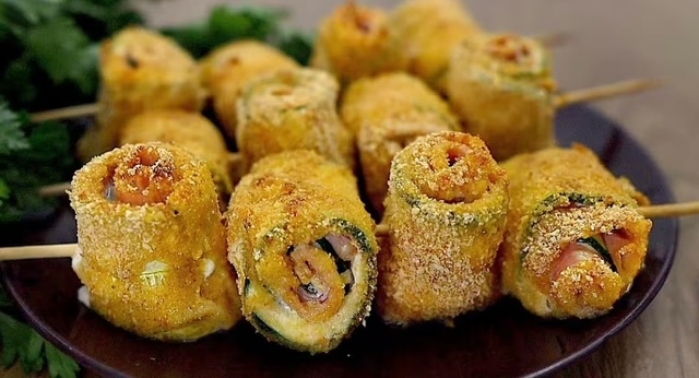 тиквички рулца