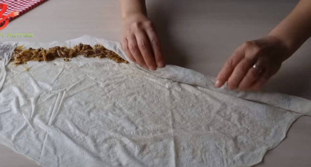 навиване кора с плънка