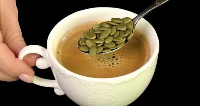 тиквено семе в кафето