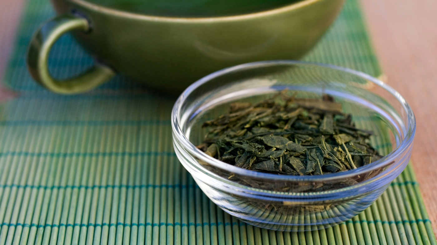 листа зелен чай