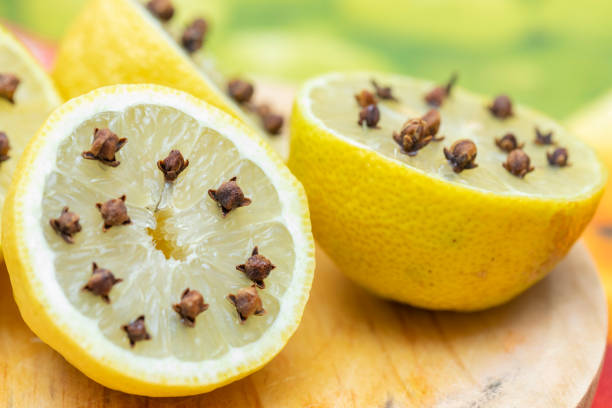 cloves in lemon