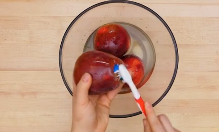как да мием ябълките