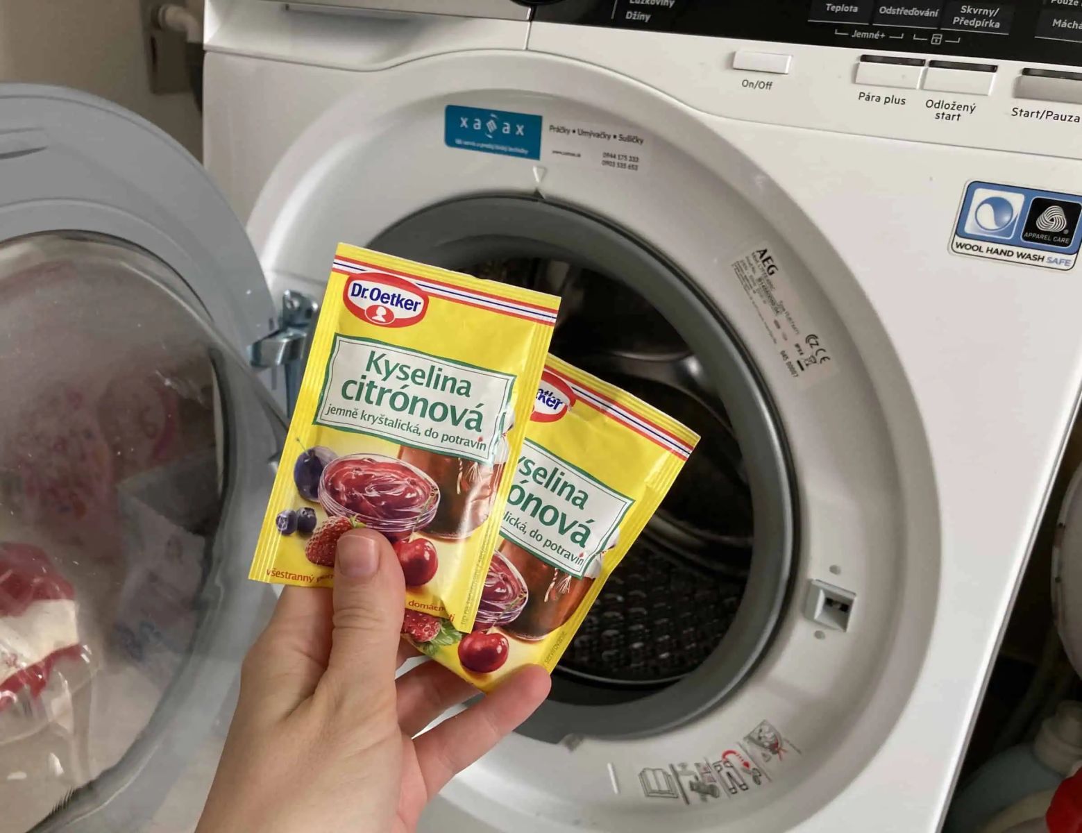 почистване пералня лимонтузу