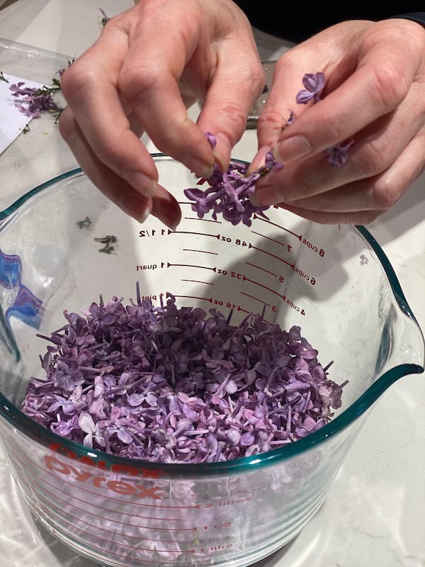 отделяне цветов