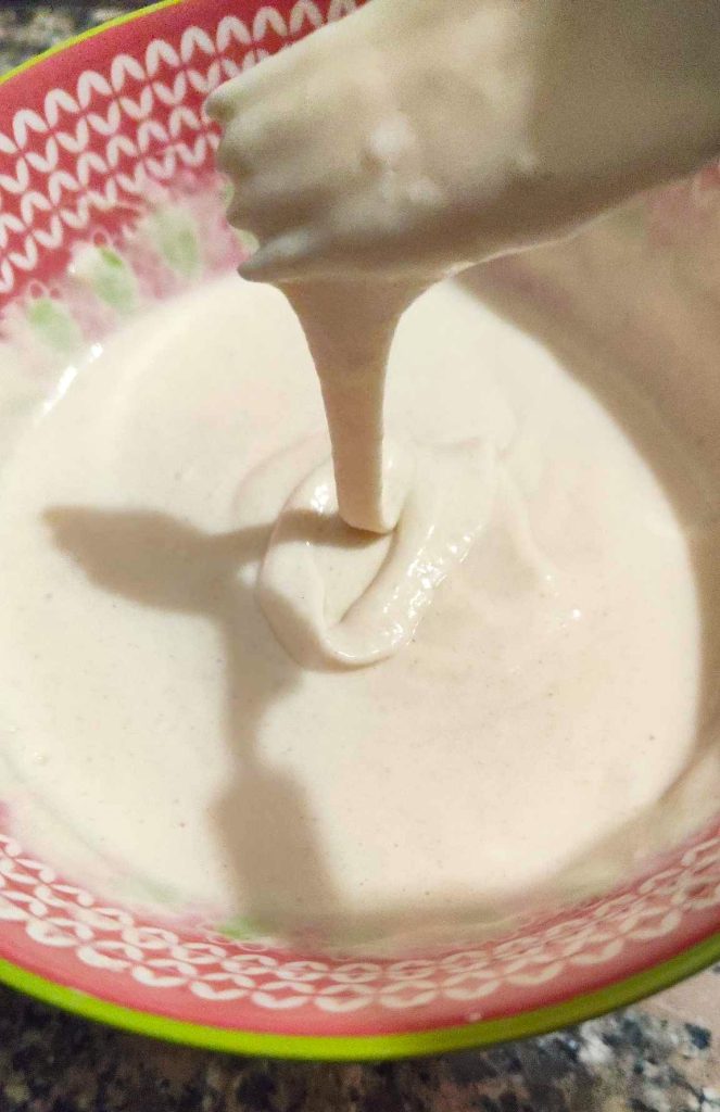 liquid dough