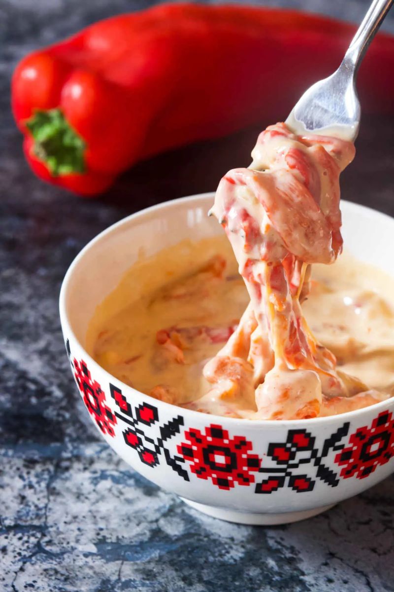 сос печени чушки