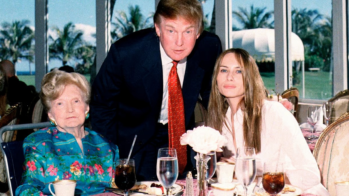 Доналд и Мелания с Мери