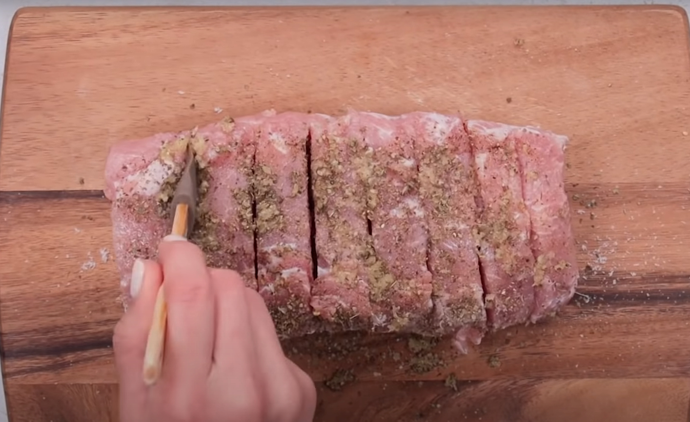  свинско с подправки 