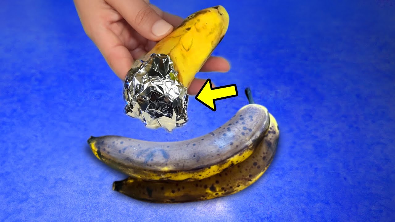 банани във фолио