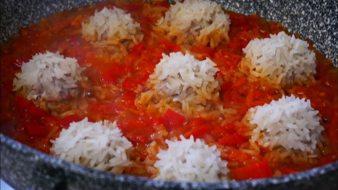 оризови таралежи в доматен сос