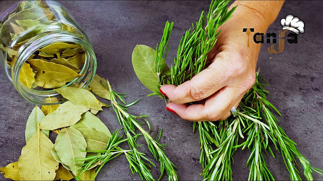 rosemary and bay leaf