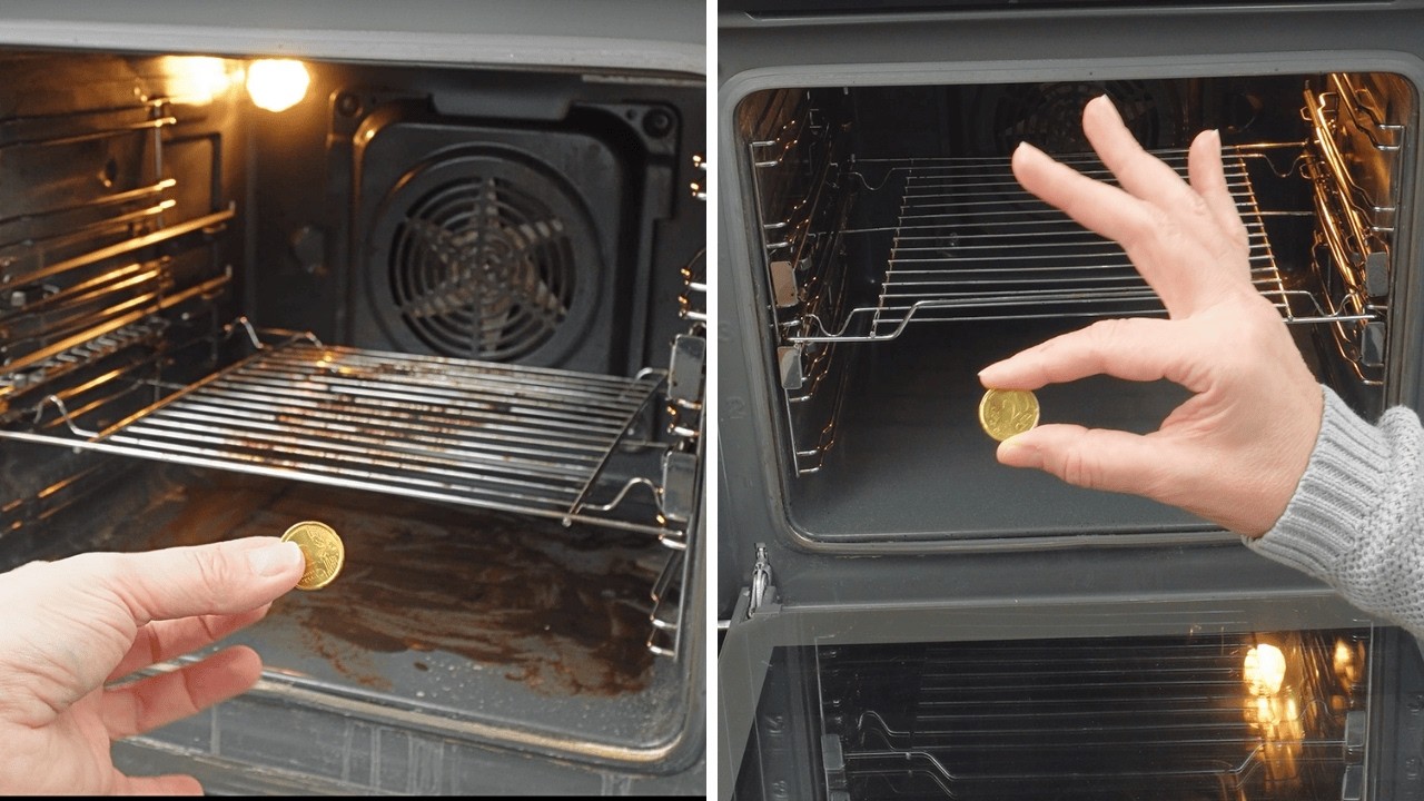 почистване фурна монета