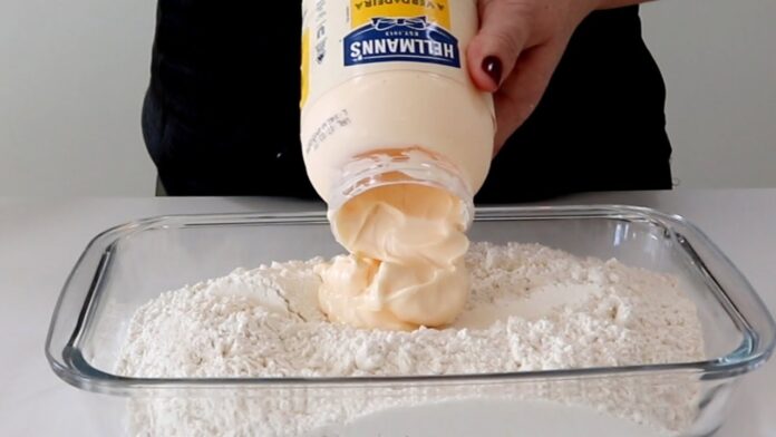  майонеза с брашно 