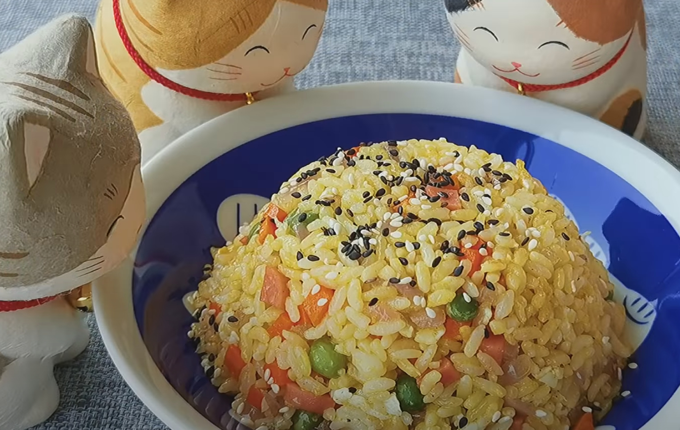 ориз с яйца и зеленчуци
