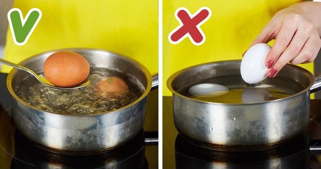 яйца в гореща вода