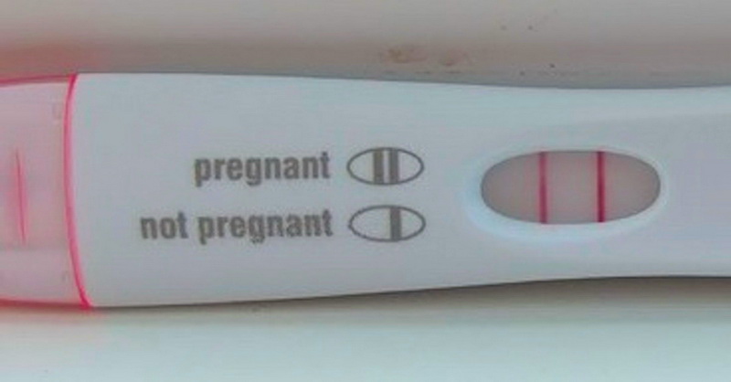 положителен тест за бременнност