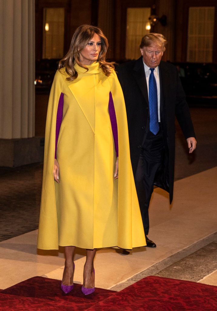 Мелания Тръмп в жълто