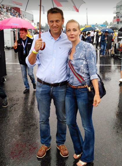 Юлия и Алексей Навални