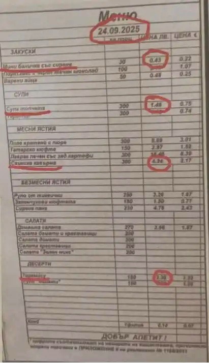цени депутатски стол
