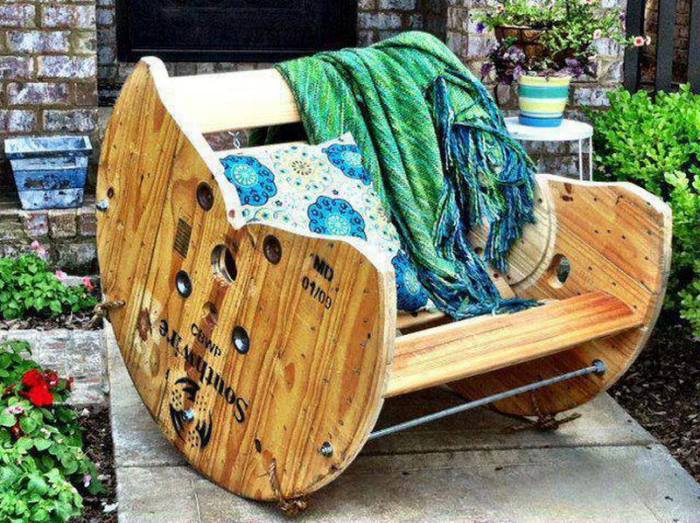 градинско кресло от макара