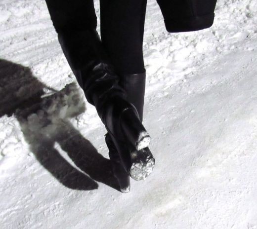 обувки в снега