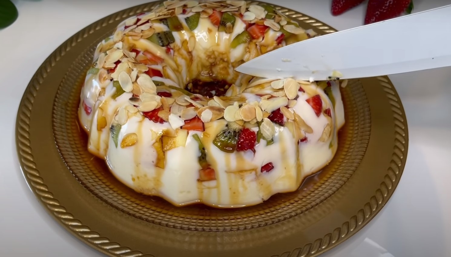  пудинг торта с плодове 