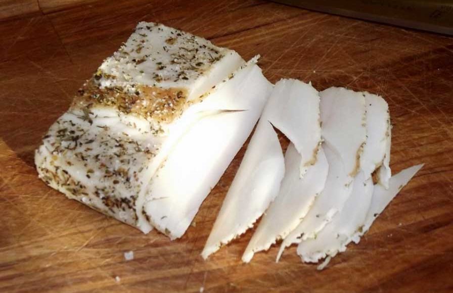 нарязана сланина