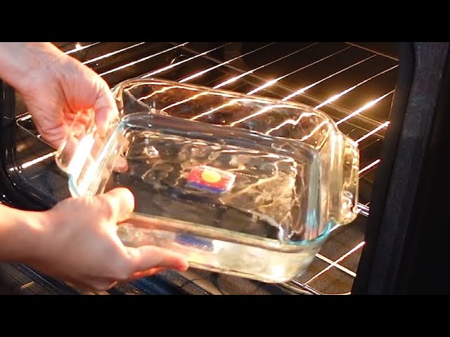 таблетка за съдомиялна във фурната