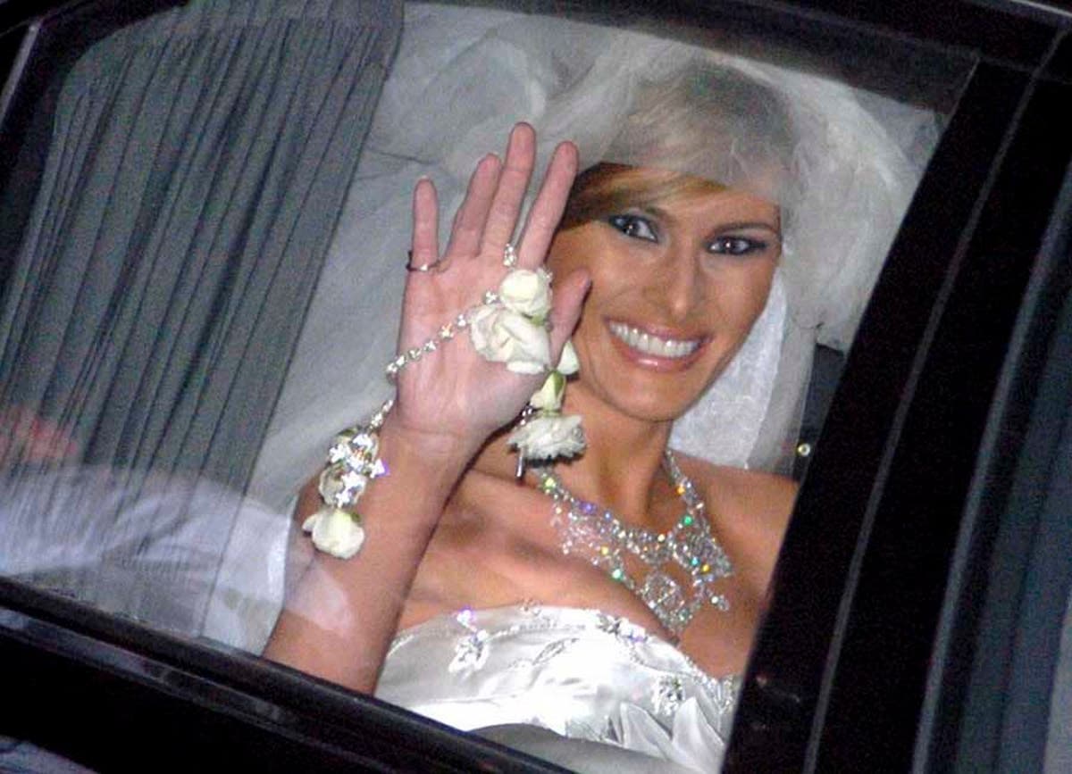  Мелания Тръмп на сватбата 