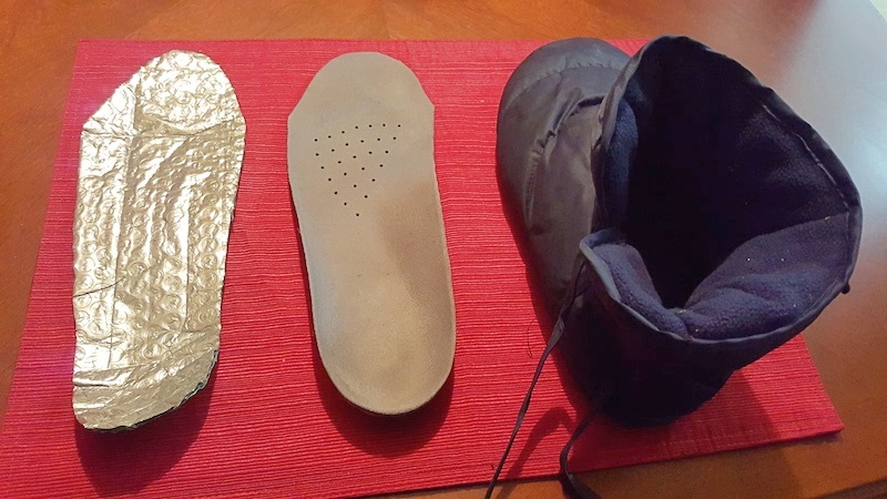 изолация обувки зима