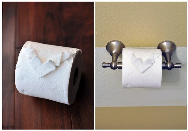 тоалетна хартия оригами