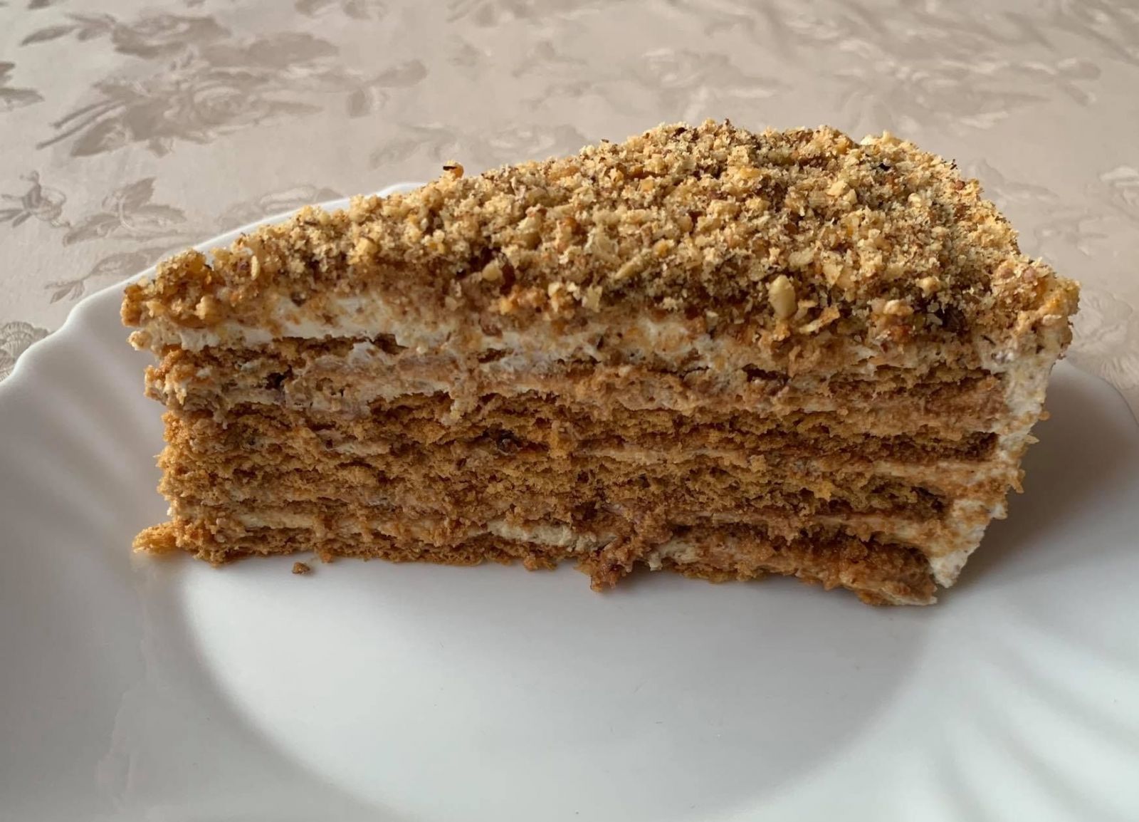 френска селска торта парче