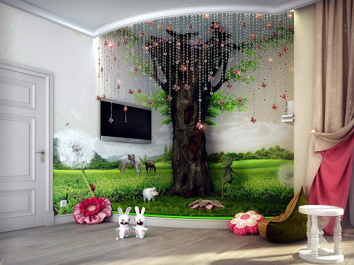 детска стая приказно дърво