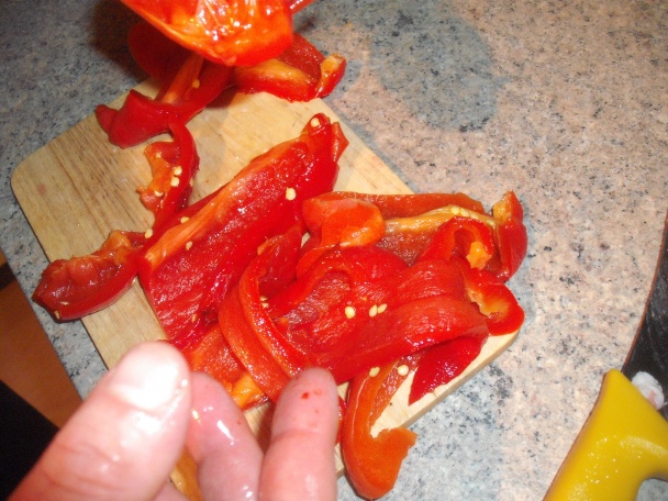нарязани чушки