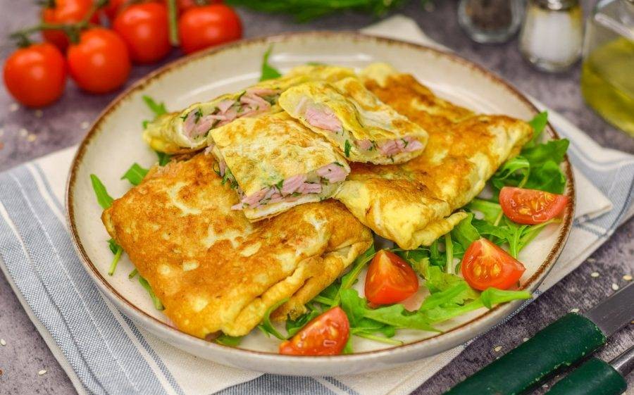 закуска с яйца