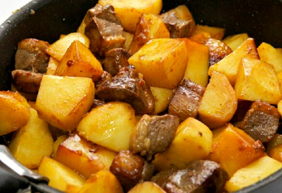 картофи с месо