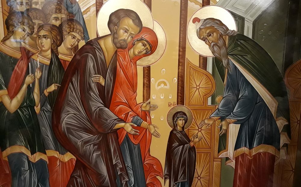 въведение богородично стенопис