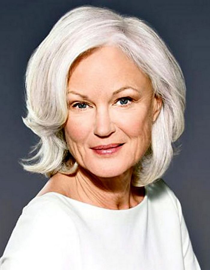 сиво-бяла коса